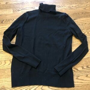 Gap Merino Wool Turtleneck Sweater Black